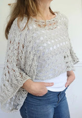 Lace Poncho Shrug (Knit)