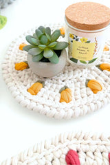 The Tulip Placemat & Doily Set (Crochet)