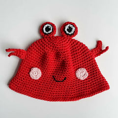 Crab Bucket Hat (Crochet)