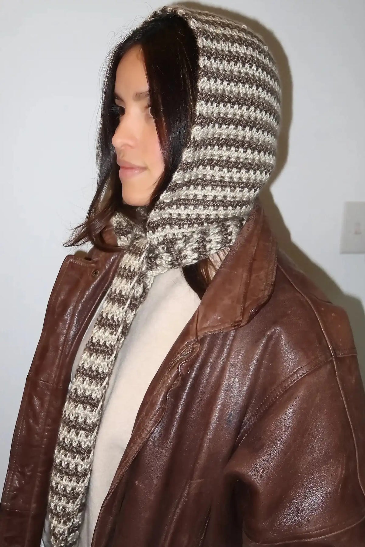 Crochet Scoodie (Hood + Scarf) (Crochet)