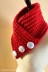 Cozy Crossroads Button Cowl (Crochet)
