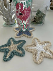 Starfish Coaster Pattern (Crochet)