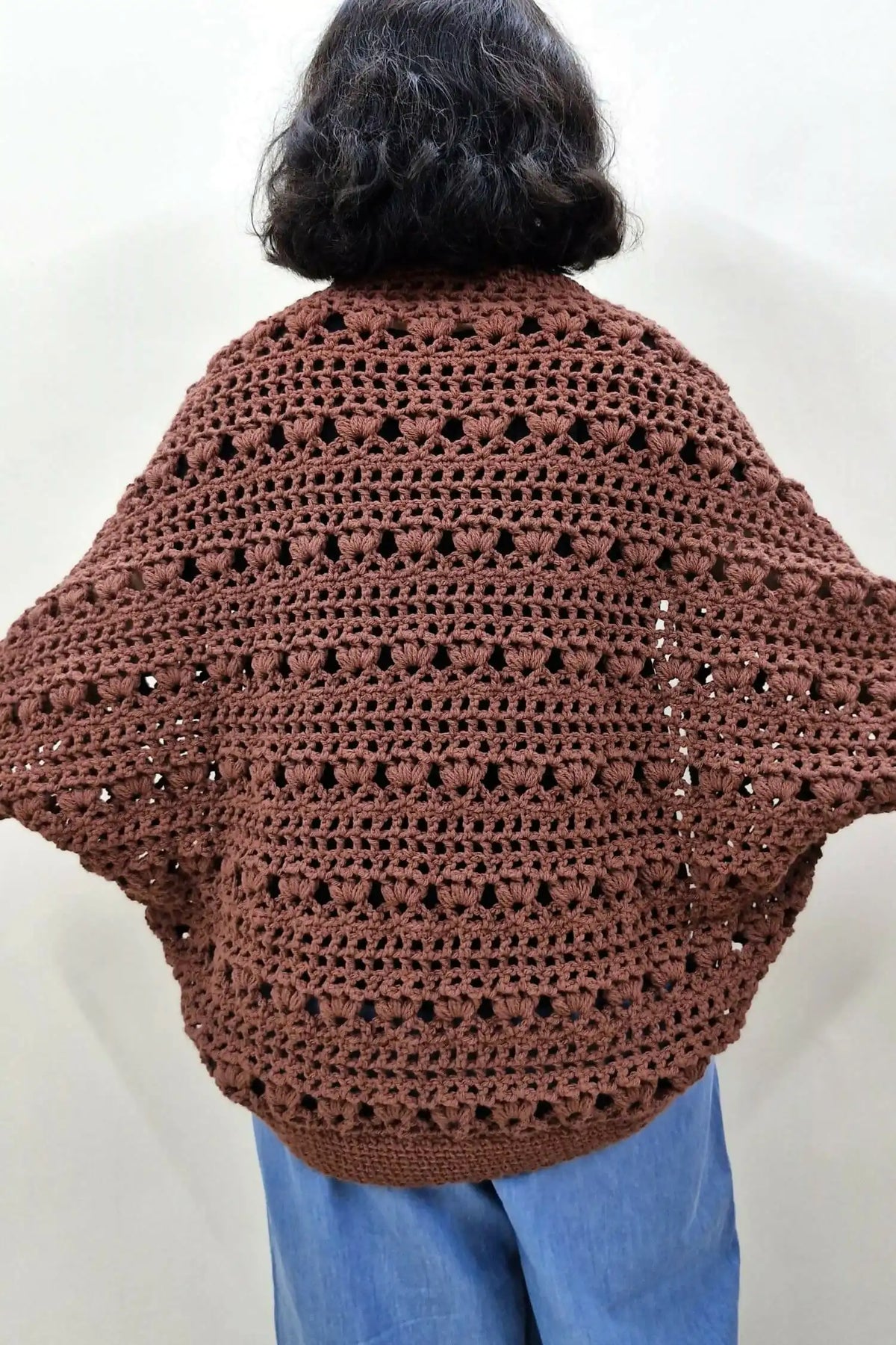 Cabernet Harvest Shrug (Crochet)