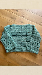 Tea Blossom Sweater (Crochet)
